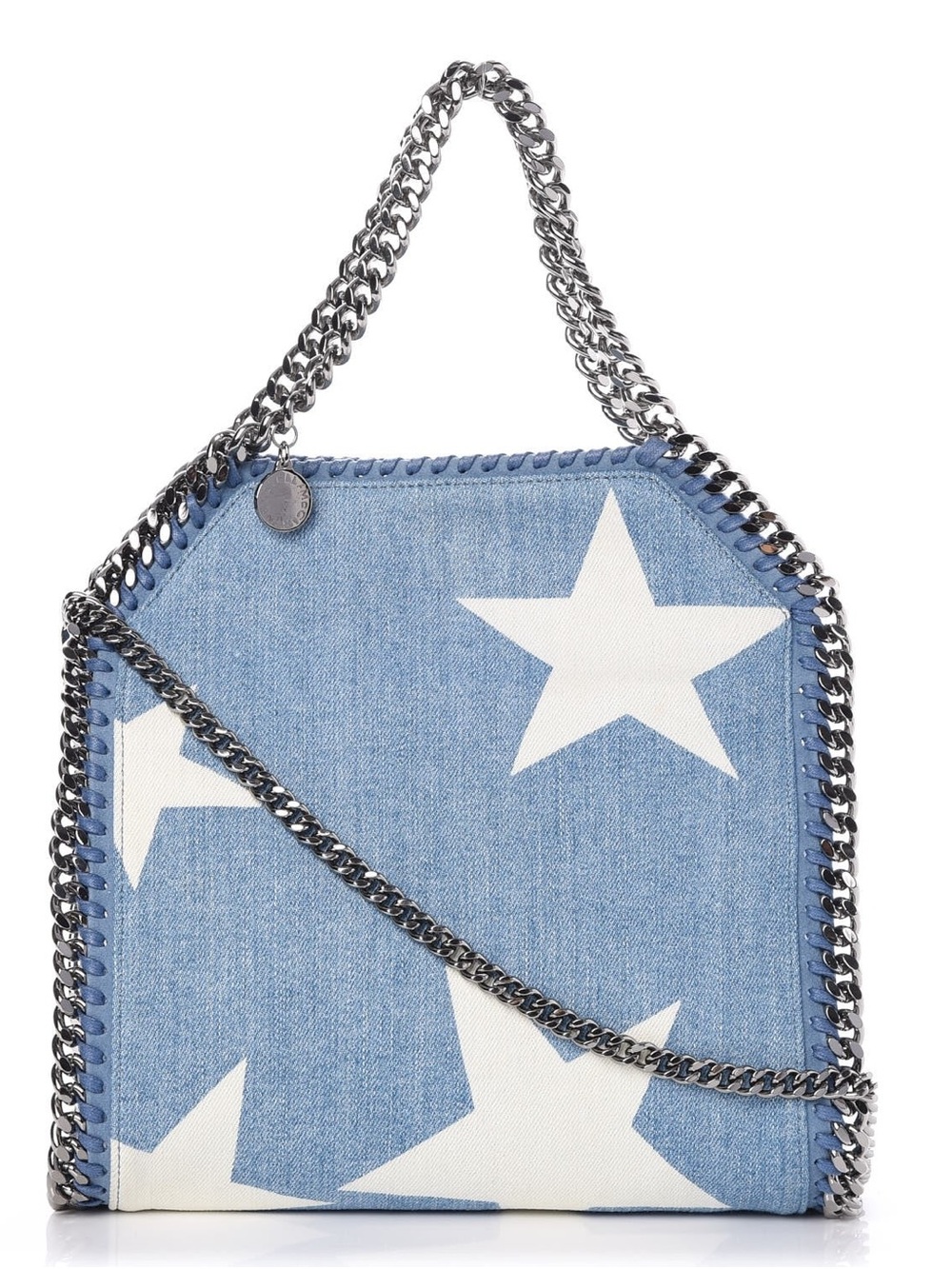 Stella McCartney Star Denim Chain Bag